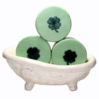 Soap Shamrock Green Clover Handmade Artisan